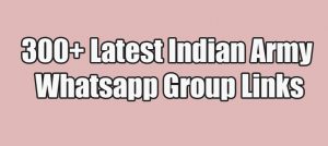 Indian Army Whatsapp Group Links