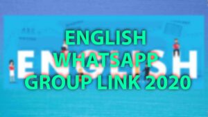 English whatsapp group link 