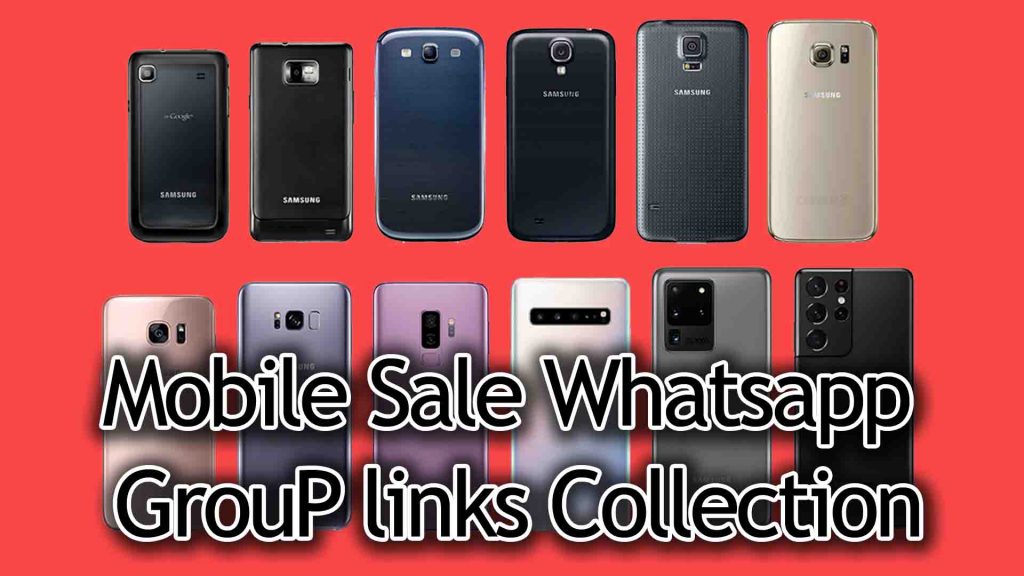 Mobile Sale Whatsapp group links Collection