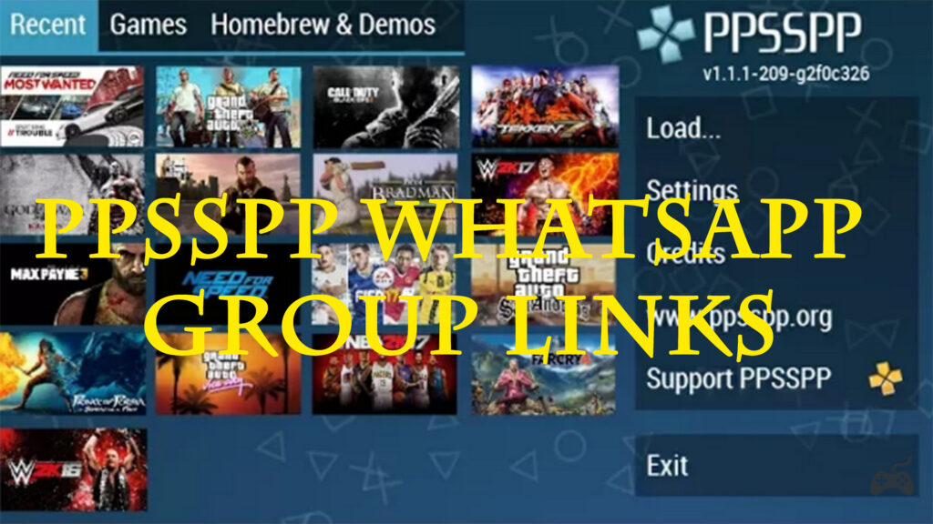 PPSSPP Games WhatsApp Group Links